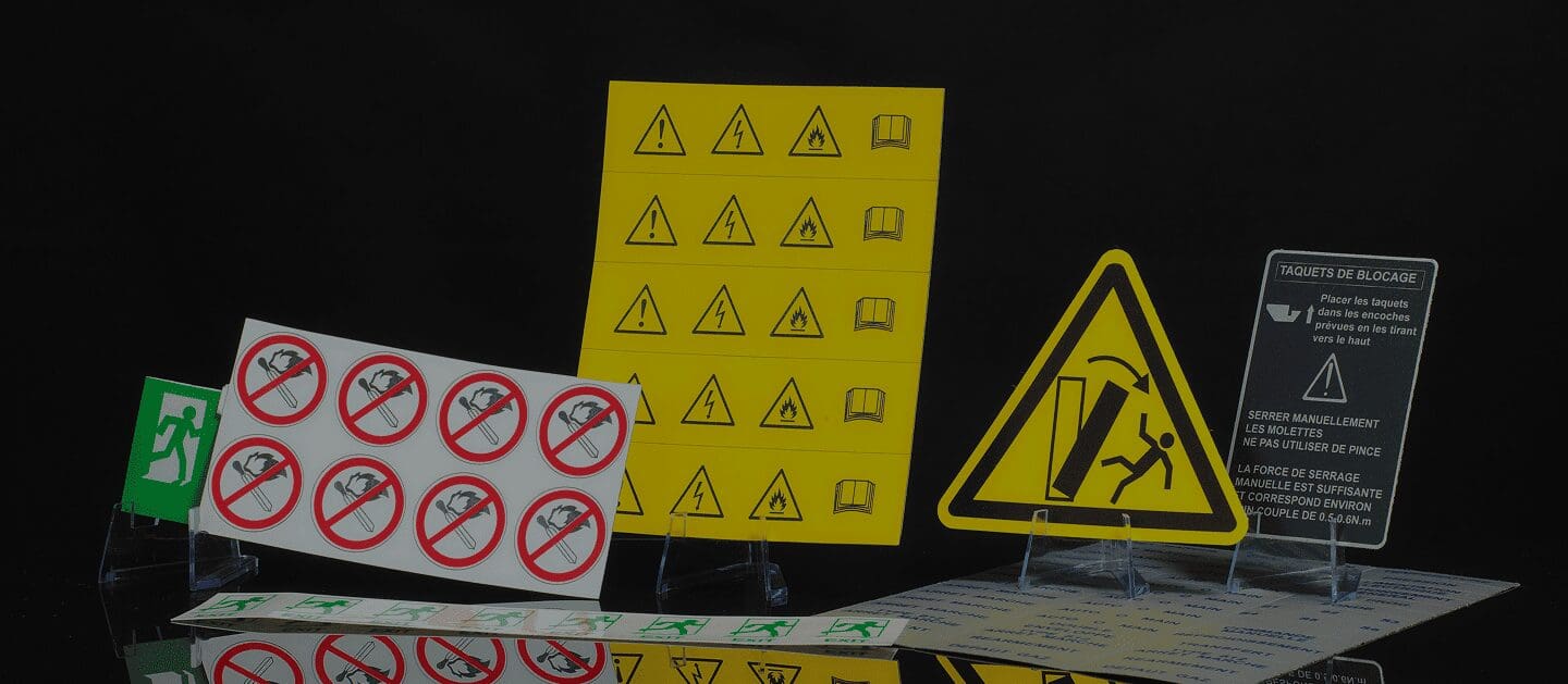 Étiquettes industrielles